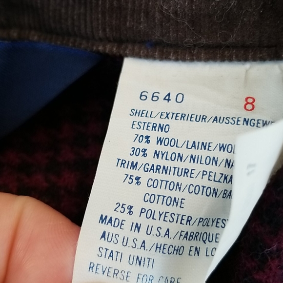 Woolrich woman wool check hi low shacket - Picture 3 of 10